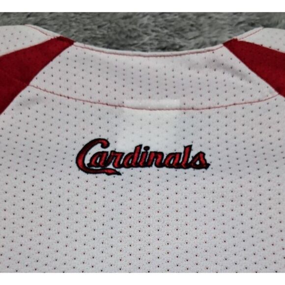 VTG Red MAJESTIC GENUINE ST LOUIS CARDINALS MLB JERSEY Medium Made In USA - Picture 14 of 15